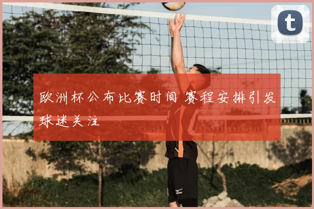 欧洲杯公布比赛时间 赛程安排引发球迷关注