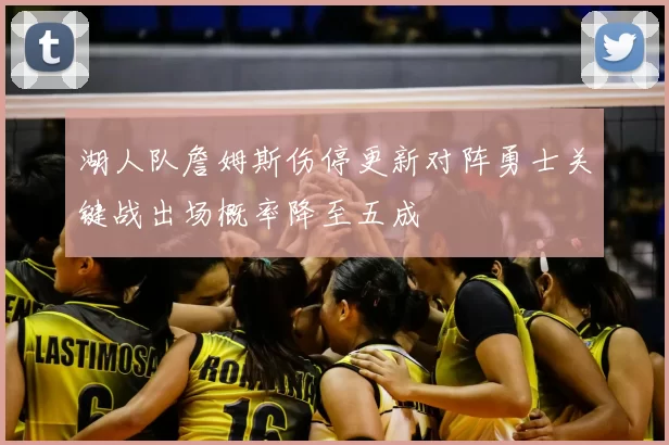 湖人队詹姆斯伤停更新对阵勇士关键战出场概率降至五成