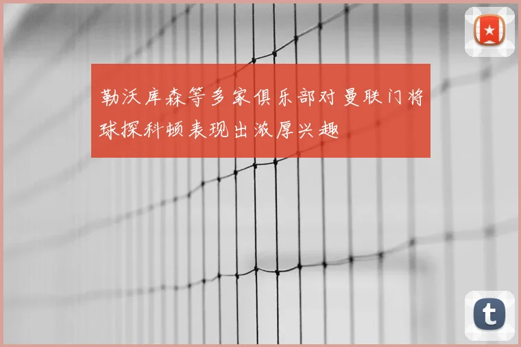 勒沃库森等多家俱乐部对曼联门将球探科顿表现出浓厚兴趣